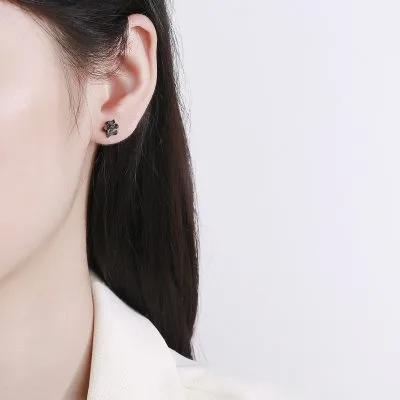 Bông Tai Bạc Nữ Nam đính đá CZ Magdalena LILI 132581 3