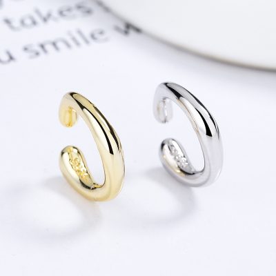 Bông Tai Bạc Nữ Nam Giả Kẹp Vành Tai Ashlynn LILI 132648 2