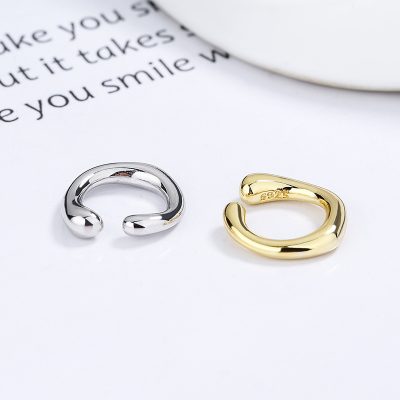 Bông Tai Bạc Nữ Nam Giả Kẹp Vành Tai Ashlynn LILI 132648 4