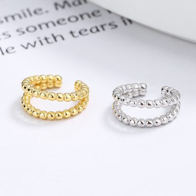 Bông Tai Bạc Nữ Nam Giả Kẹp Vành Tai Marleigh LILI 132690 4