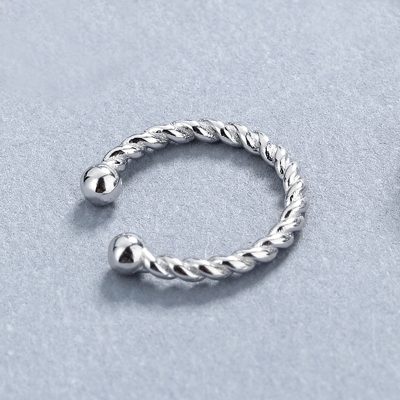 Bông Tai Bạc Nữ Nam Giả Kẹp Vành Tai Rian LILI 132606 7