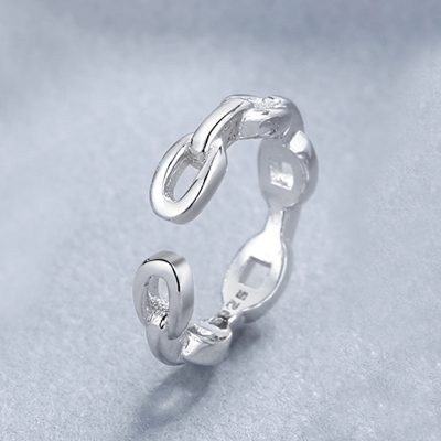 Bông Tai Bạc Nữ Nam Giả Kẹp Vành Tai Rian LILI 132606 8