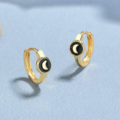 Bông Tai Bạc Nữ Nam Trăng Và Sao Ailany LILI 132060 8