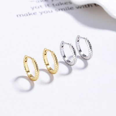 Bông Tai Bạc Nữ Nam Tròn Maeve LILI 132093 1