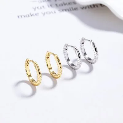 Bông Tai Bạc Nữ Nam Tròn Maeve LILI 132093 1