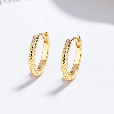 Bông Tai Bạc Nữ Nam Tròn Maeve LILI 132093 2