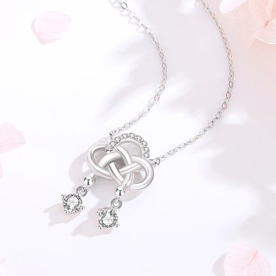 Dây Chuyền Bạc Nữ đính đá CZ Rosalie LILI 131225 1
