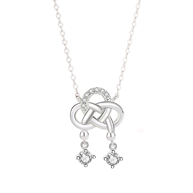 Dây Chuyền Bạc Nữ đính đá CZ Rosalie LILI 131225 4