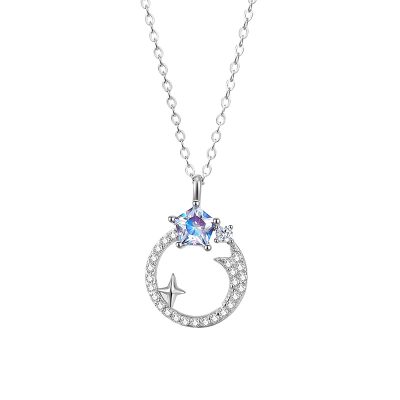 Dây Chuyền Bạc Nữ đính đá CZ Hình Ngôi Sao Băng Olive LILI 131218 5