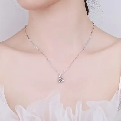 Dây Chuyền Bạc Nữ đính đá CZ Hình Phượng Hoàng Kaylee LILI 131211 2