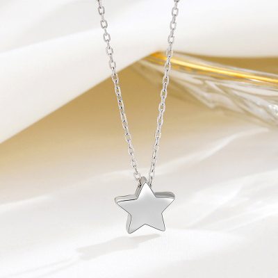Dây Chuyền Bạc Nữ Hình Ngôi Sao 5 Cánh Leia LILI 131557 1