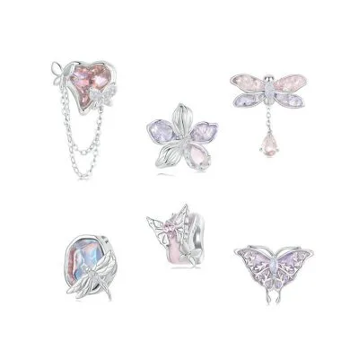 Hạt Charm Bạc Nữ đính đá CZ Amira LILI 130822 1