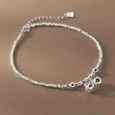 Lắc Chân Bạc Nữ Chuông Tròn Ariana LILI 130547 1
