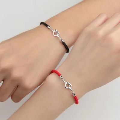 Lắc Tay Bạc Cặp đôi Tình Yêu Vĩnh Cửu Ayla LILI 130624 1