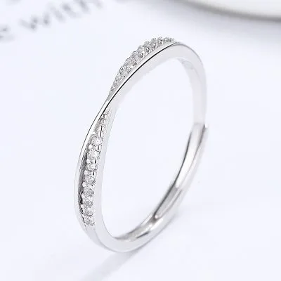 Nhẫn Bạc Nữ đính đá CZ Hình Vô Cực Sloane LILI 130966 1