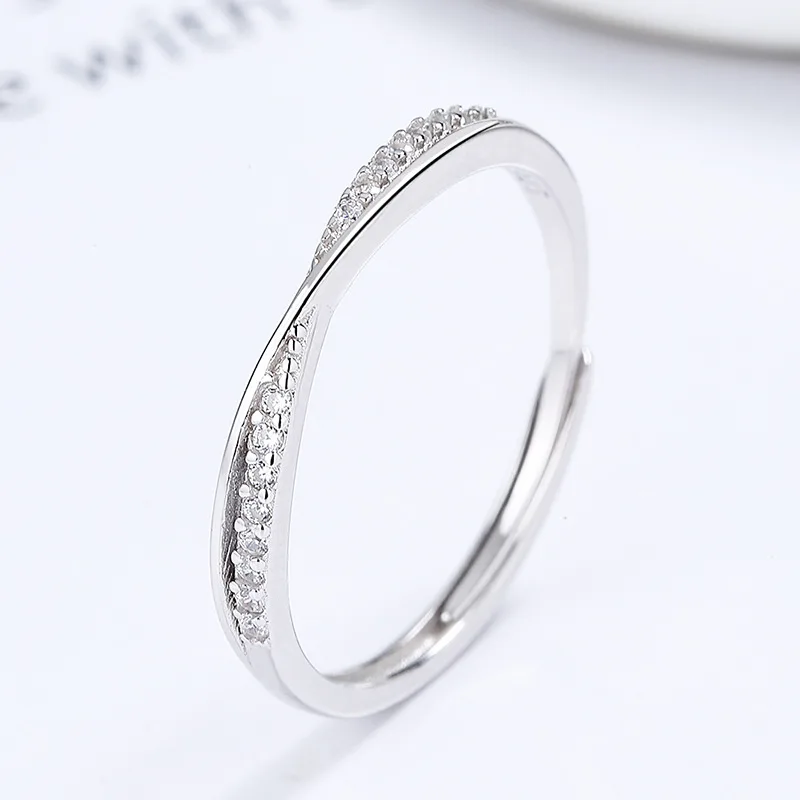 Nhẫn Bạc Nữ đính đá CZ Hình Vô Cực Sloane LILI 130966 1