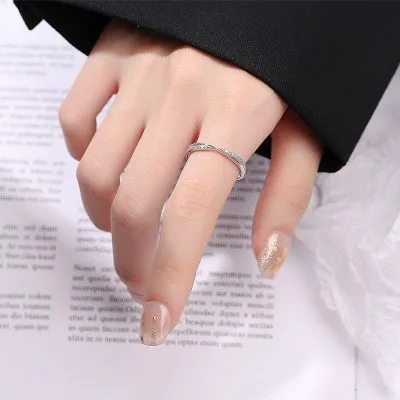 Nhẫn Bạc Nữ đính đá CZ Hình Vô Cực Sloane LILI 130966 2