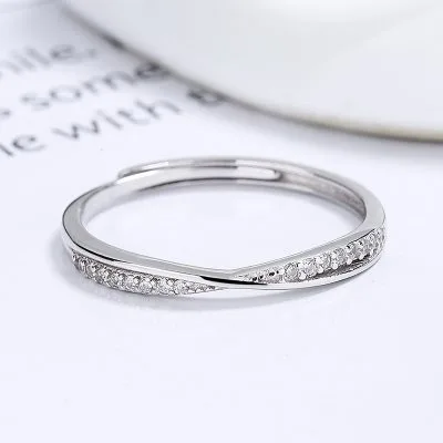 Nhẫn Bạc Nữ đính đá CZ Hình Vô Cực Sloane LILI 130966 4