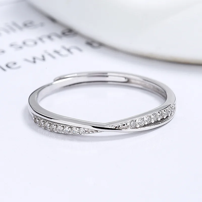 Nhẫn Bạc Nữ đính đá CZ Hình Vô Cực Sloane LILI 130966 4