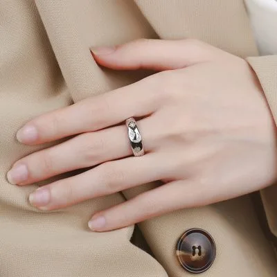 Nhẫn Bạc Nữ đính đá CZ Trăng Và Sao Kehlani LILI 131016 6