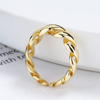 Nhẫn Bạc Nữ Hình Chuỗi Xoắn Isabelle LILI 131046 4