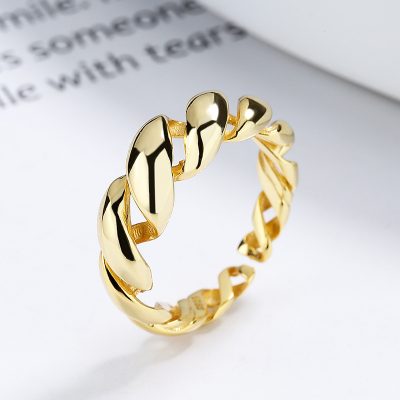 Nhẫn Bạc Nữ Hình Chuỗi Xoắn Isabelle LILI 131046 5