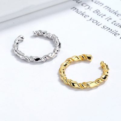 Nhẫn Bạc Nữ Hình Chuỗi Xoắn Juliette LILI 131057 1