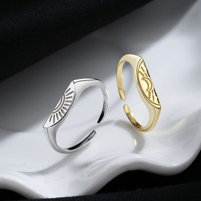 Nhẫn Bạc Nữ Mặt Trăng Mặt Trời Ximena LILI 131036 1