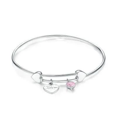 Vòng Tay Bạc Nữ đính đá CZ Infinity Love LILI 130393 1