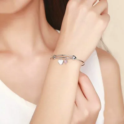Vòng Tay Bạc Nữ đính đá CZ Infinity Love LILI 130393 5