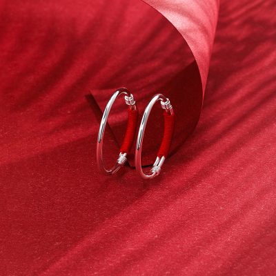 Vòng Tay Chân Bạc đặc Cho Trẻ Em Trơn Dây Chỉ đo May Mắn LILI 135409 2