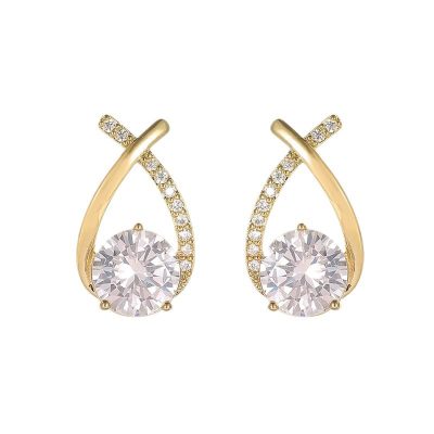 Bông Tai Bạc Nữ đính Kim Cương Moissanite Giọt Nước Tessa LILI 160512 6