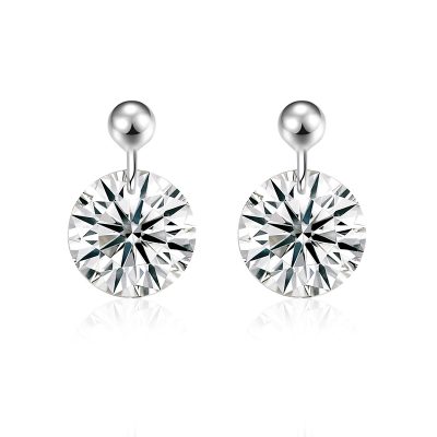 Bông Tai Bạc Nữ Nam đính Kim Cương Moissanite Cataleya LILI 160372 1