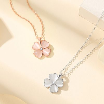 Dây Chuyền Bạc Nữ đính đá CZ Cỏ 4 Lá Sienna LILI 159678 5
