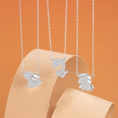 Dây Chuyền Bạc Nữ đính đá CZ Hình 12 Con Giáp Elsie LILI 159835 3