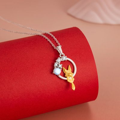 Dây Chuyền Bạc Nữ đính đá CZ Hình Hồ Ly Alaia LILI 159604 3