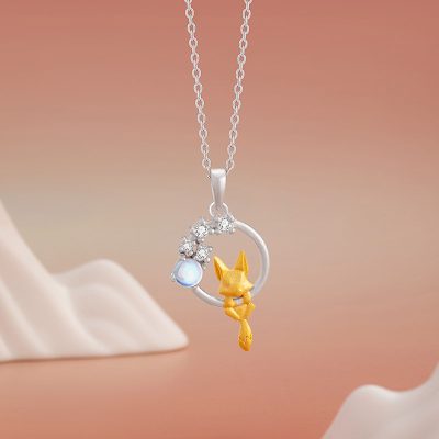 Dây Chuyền Bạc Nữ đính đá CZ Hình Hồ Ly Alaia LILI 159604 5
