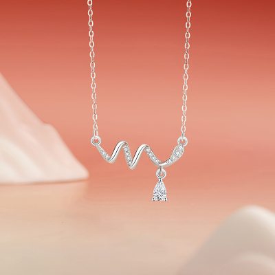 Dây Chuyền Bạc Nữ đính đá CZ Hình Rắn Dễ Thương Mary LILI 159633 1