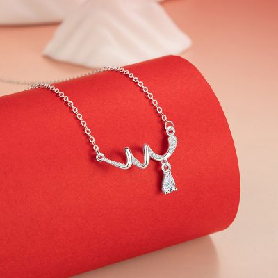 Dây Chuyền Bạc Nữ đính đá CZ Hình Rắn Dễ Thương Mary LILI 159633 2