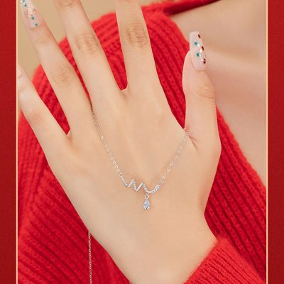 Dây Chuyền Bạc Nữ đính đá CZ Hình Rắn Dễ Thương Mary LILI 159633 6
