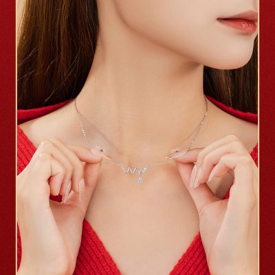 Dây Chuyền Bạc Nữ đính đá CZ Hình Rắn Dễ Thương Mary LILI 159633 7