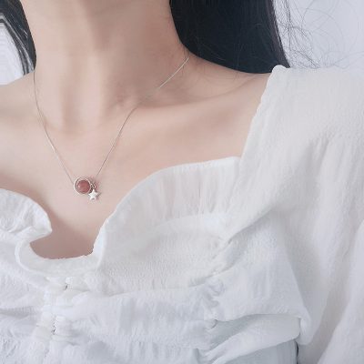 Dây Chuyền Bạc Nữ đính đá Phong Thủy Tự Nhiên Ember LILI 159900 10