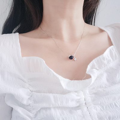 Dây Chuyền Bạc Nữ đính đá Phong Thủy Tự Nhiên Ember LILI 159900 6