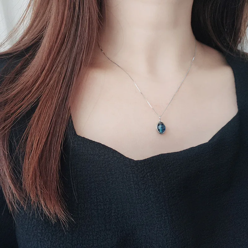 Dây Chuyền Bạc Nữ đính đá Phong Thủy Tự Nhiên Katherine LILI 159870 10
