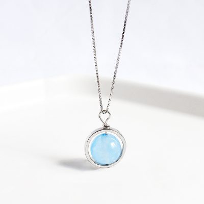 Dây Chuyền Bạc Nữ đính đá Phong Thủy Tự Nhiên Katherine LILI 159870 15