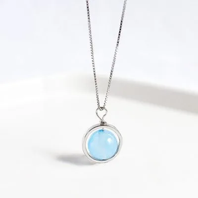 Dây Chuyền Bạc Nữ đính đá Phong Thủy Tự Nhiên Katherine LILI 159870 15