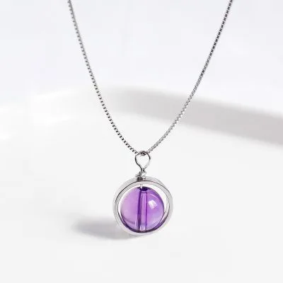 Dây Chuyền Bạc Nữ đính đá Phong Thủy Tự Nhiên Katherine LILI 159870 7