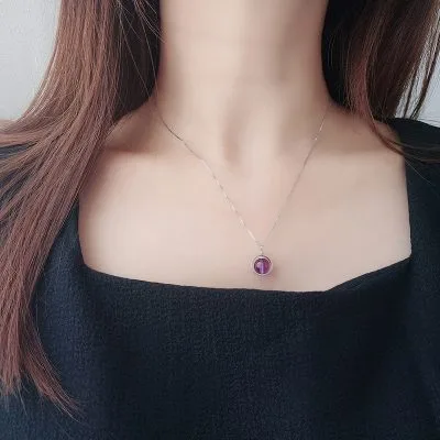 Dây Chuyền Bạc Nữ đính đá Phong Thủy Tự Nhiên Katherine LILI 159870 8