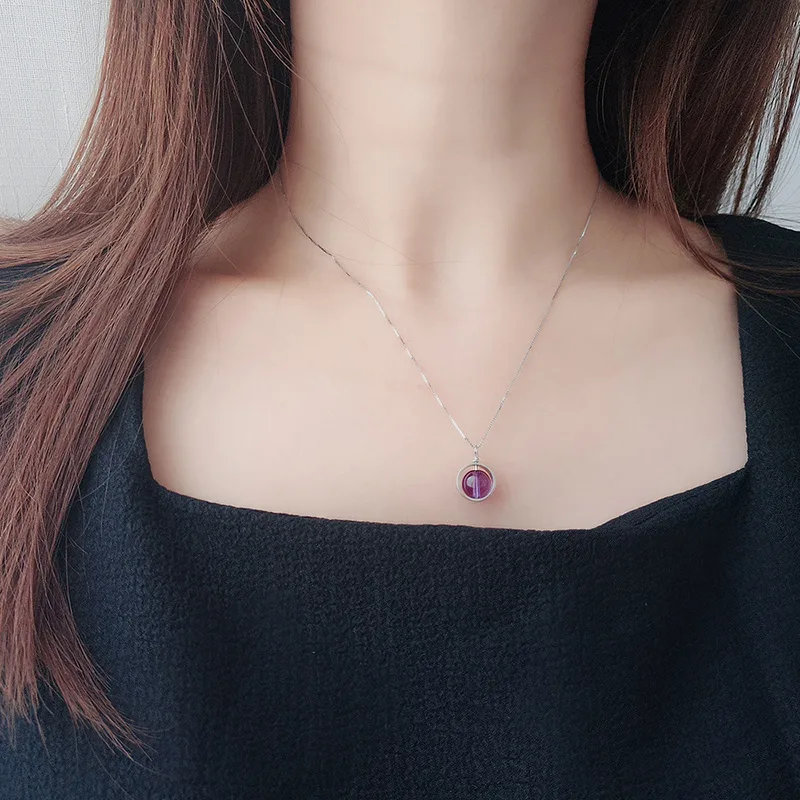 Dây Chuyền Bạc Nữ đính đá Phong Thủy Tự Nhiên Katherine LILI 159870 8