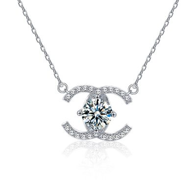 Dây Chuyền Bạc Nữ đính Kim Cương Moissanite Cecilia LILI 159805 1